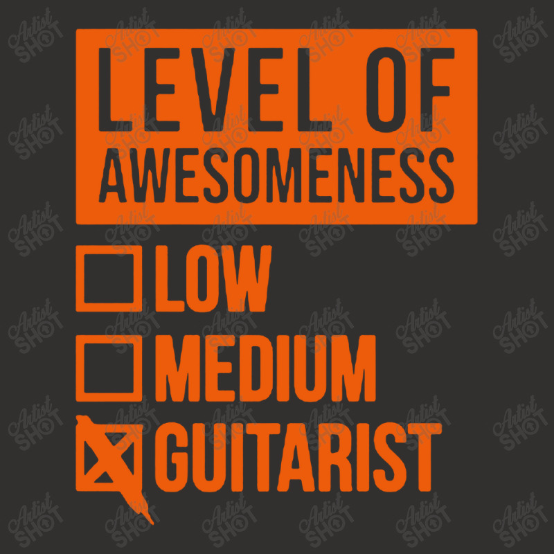 Funny Level Of Awesomeness Low Guitar Champion Hoodie | Artistshot