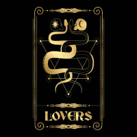 Lovers Tarot Card Occult Esoteric Spiritual Pagan Gothic T Shirt Toddler 3/4 Sleeve Tee | Artistshot