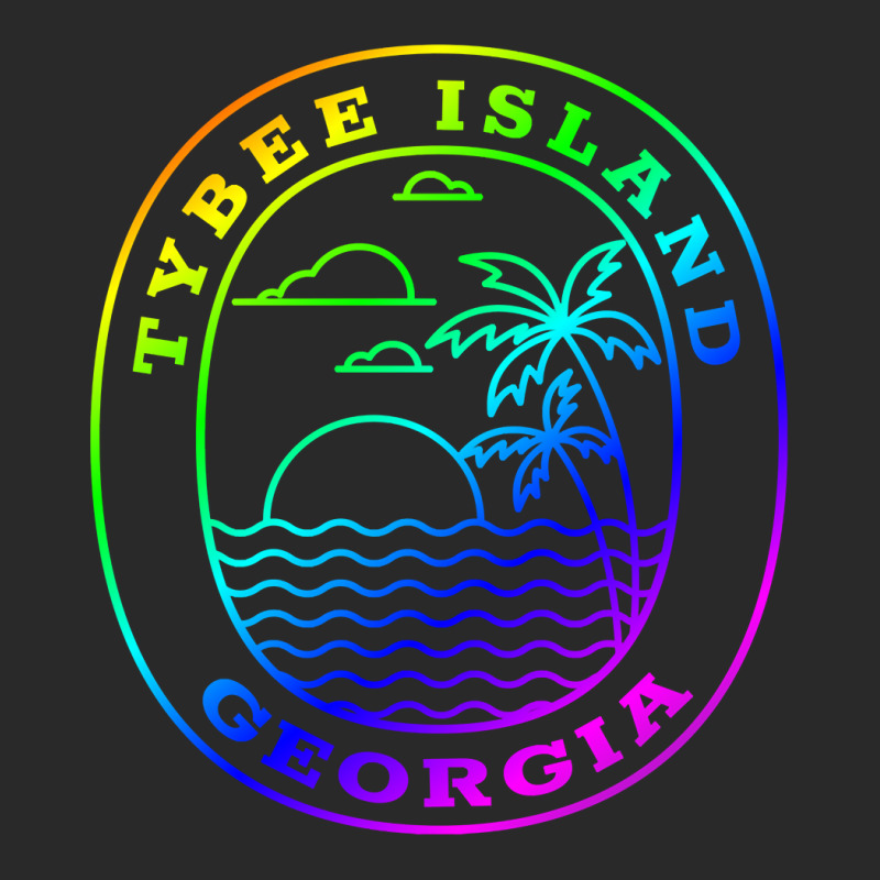 Tybee Island Georgia Rainbow Palm Tree Beach Trip Vacation Pullover Ho Printed hat by jayannidifalco | Artistshot