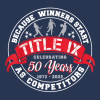 Title Ix 50th Anniversary Us Education Amendments 50 Years T Shirt Men Denim Jacket | Artistshot