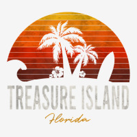 Treasure Island Beach Florida Fl Palms Vacation Surf Sunset T Shirt Baby Bibs | Artistshot