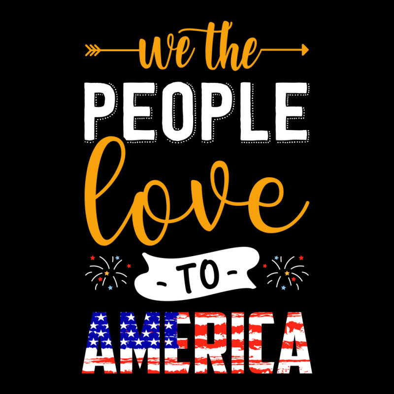 We The People Love America, Fourth Of July Zipper Hoodie | Artistshot