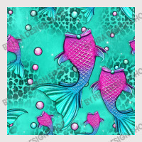 Mermaid Tail Seamless Pattern Pocket T-shirt | Artistshot