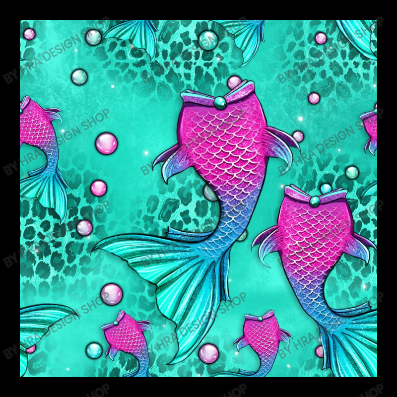 Mermaid Tail Seamless Pattern Lightweight Hoodie | Artistshot