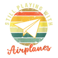 Womens Still Playing With Airplanes  Funny Paper Plane Pilot Gift V Ne Men's T-shirt Pajama Set | Artistshot