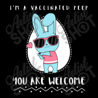 I'm A Vaccinated Peep Zipper Hoodie | Artistshot