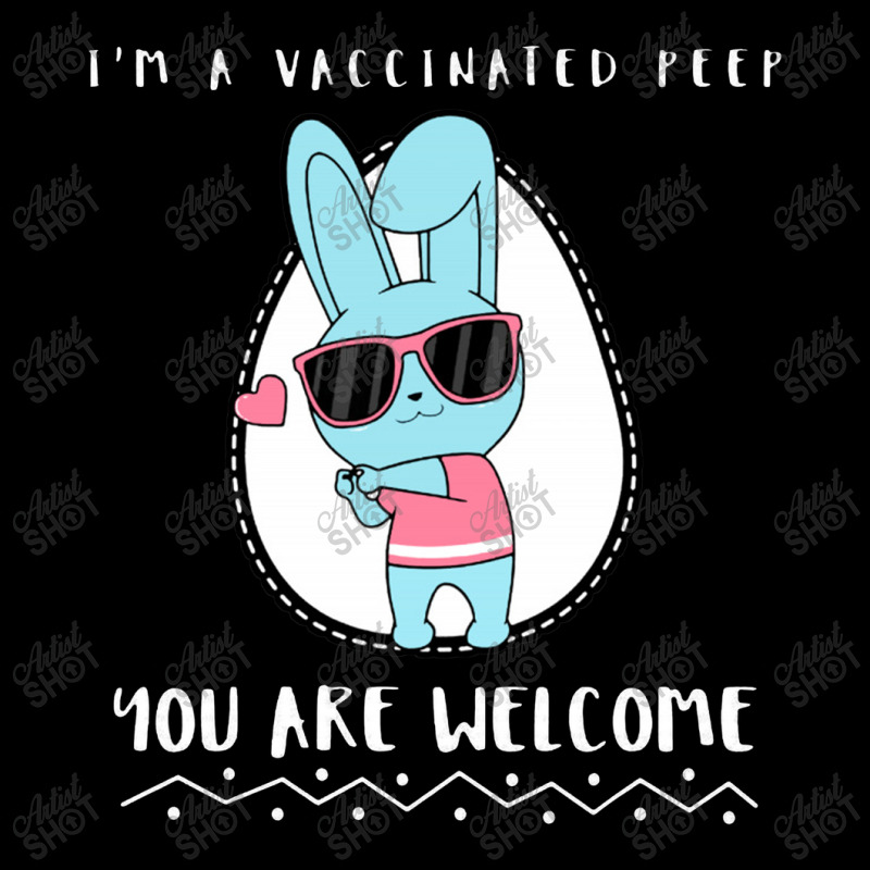 I'm A Vaccinated Peep Zipper Hoodie by namungtakon | Artistshot