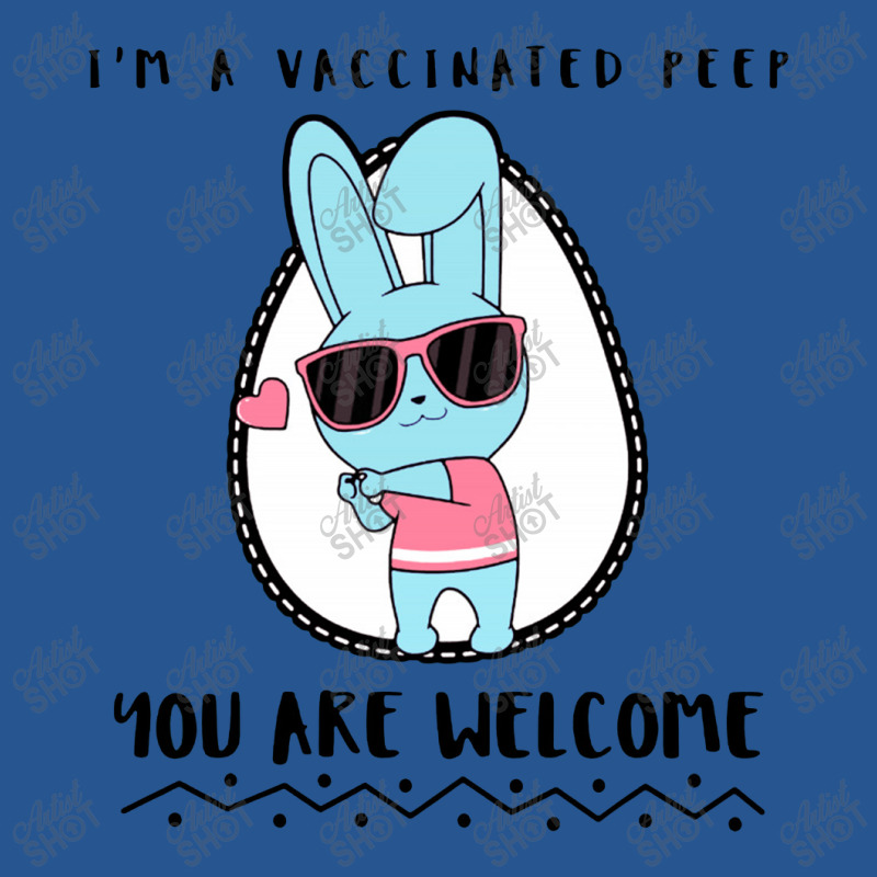 I'm A Vaccinated Peep Ladies Fitted T-Shirt by namungtakon | Artistshot