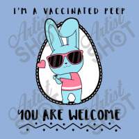 I'm A Vaccinated Peep Racerback Tank | Artistshot