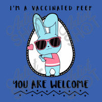 I'm A Vaccinated Peep Ladies Polo Shirt | Artistshot