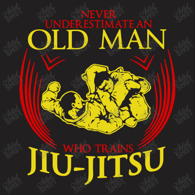 Old Man Trains Jiu Jitsu T-shirt | Artistshot