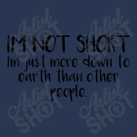 I'm Not Short Funny Men Denim Jacket | Artistshot