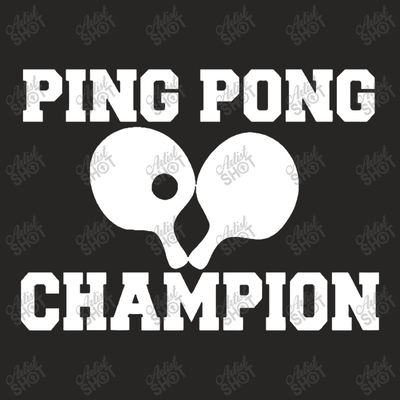 Ping Pong Champion Ladies Fitted T-Shirt by Kacer | Artistshot