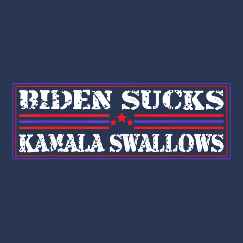 Funny Quote Biden And Kamala Biden Sucks Kamala Swallows T Shirt Men Denim Jacket | Artistshot