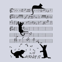 Cute Cat Kitty Playing Music Note Clef Musician Art T Shirt Fleece Short | Artistshot