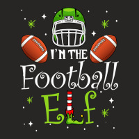 American Football Im The Football Elf Xmas Matching Christmas Family 2 Ladies Fitted T-shirt | Artistshot