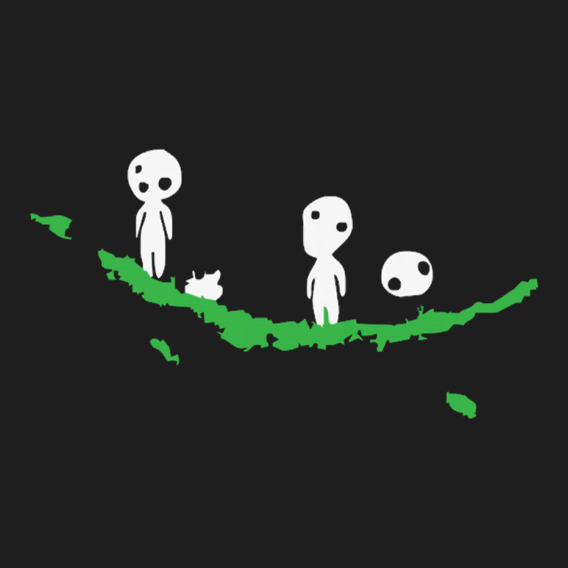 Kodama Princess Mononoke Japanese Tree Spirits Classic T-shirt by saterseim | Artistshot