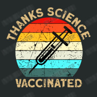 Thanks Science Vaccinated Women's Triblend Scoop T-shirt | Artistshot