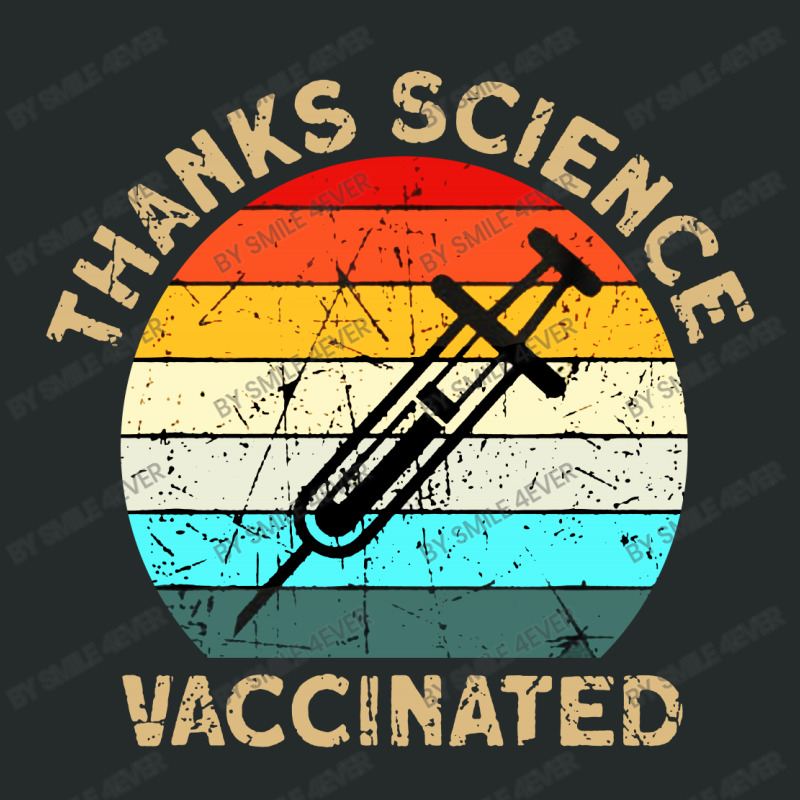 Thanks Science Vaccinated Women's Triblend Scoop T-shirt by Smile 4ever | Artistshot