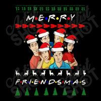 Merry Friendsmas Ugly Christmas Fleece Short | Artistshot