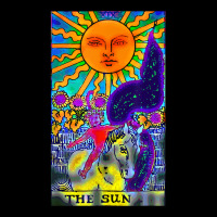 Sun Tarot Card T Shirt Bold Colors Psychic Tee Shirt Kids Cap | Artistshot