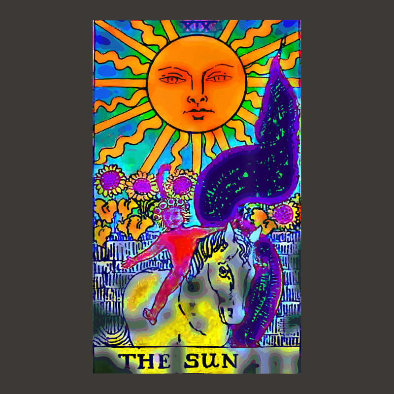 Sun Tarot Card T Shirt Bold Colors Psychic Tee Shirt Bucket Hat | Artistshot