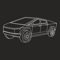 Cybertrucks Line Art Futuristic Truck Cyber Design Ev Fan T Shirt Ladies Fitted T-shirt | Artistshot