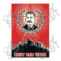 Obey And Work Stalin Men's 3/4 Sleeve Pajama Set | Artistshot