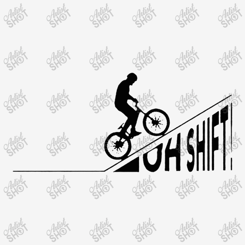 Oh Shift Bicycle License Plate | Artistshot