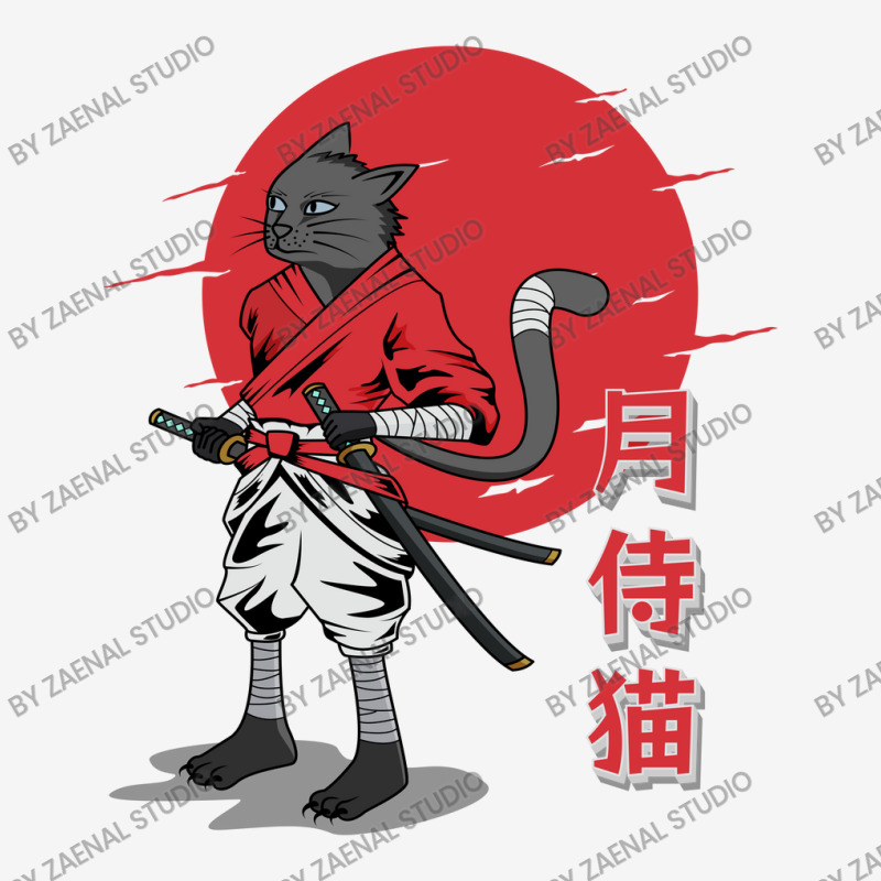 Cat Samurai Round Patch | Artistshot