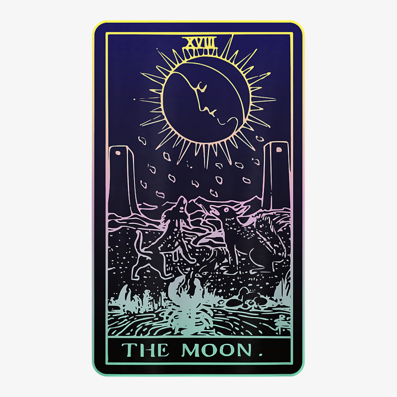 The Moon Tarot Card Witch Aesthetic Witchy Major Arcana T Shirt Ladies Fitted T-Shirt by jayannidifalco | Artistshot