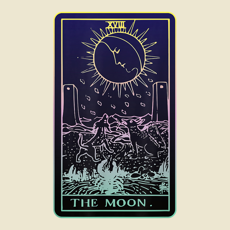 The Moon Tarot Card Witch Aesthetic Witchy Major Arcana T Shirt Cropped Hoodie by jayannidifalco | Artistshot