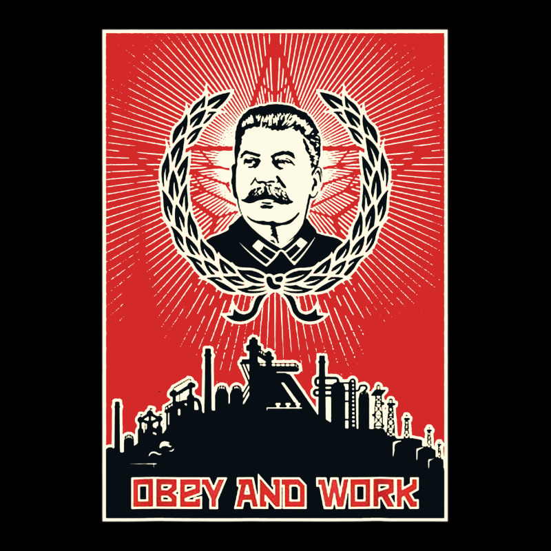 Obey And Work Stalin Fleece Short by jurdex Tees | Artistshot