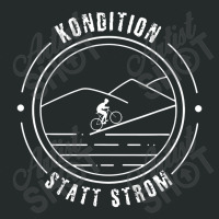 Kondition Statt Strom Berge Geschenk Mountainbiker Rad Manner Women's Triblend Scoop T-shirt | Artistshot