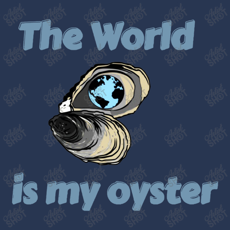 The World Is My Oyster Men Denim Jacket | Artistshot