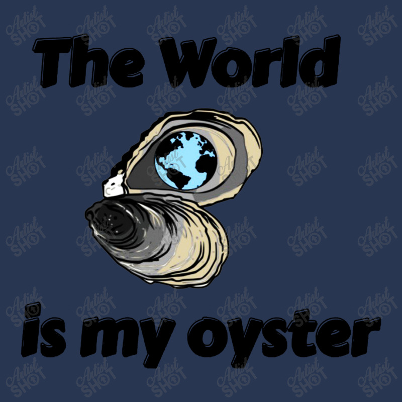 The World Is My Oyster Men Denim Jacket | Artistshot