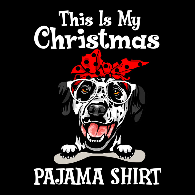 Dalmatian Dog This Is My Christmas Pajama Dalmatian Buffalo Plaid 31 D V-Neck Tee by circularflap | Artistshot