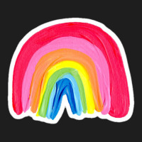 Abstract Rainbow Arcs Kraft 60983945 Classic T-shirt | Artistshot