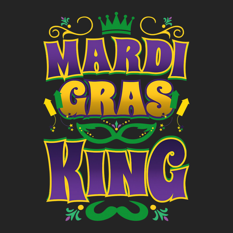 Mardi Gras King Fun Parade Mardi Gras Carnival Costume Party T Shirt 3/4 Sleeve Shirt | Artistshot