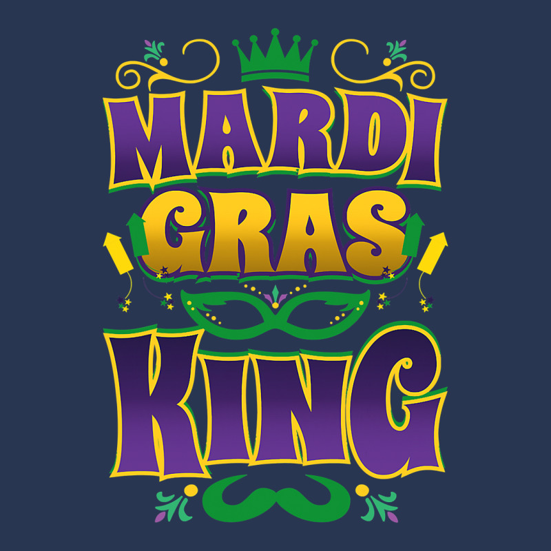 Mardi Gras King Fun Parade Mardi Gras Carnival Costume Party T Shirt Men Denim Jacket | Artistshot