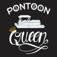 Pontoon Queen Shirt Funny Pontoon Boat Accessories Tank Top T-shirt | Artistshot