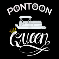 Pontoon Queen Shirt Funny Pontoon Boat Accessories Tank Top Men's Long Sleeve Pajama Set | Artistshot