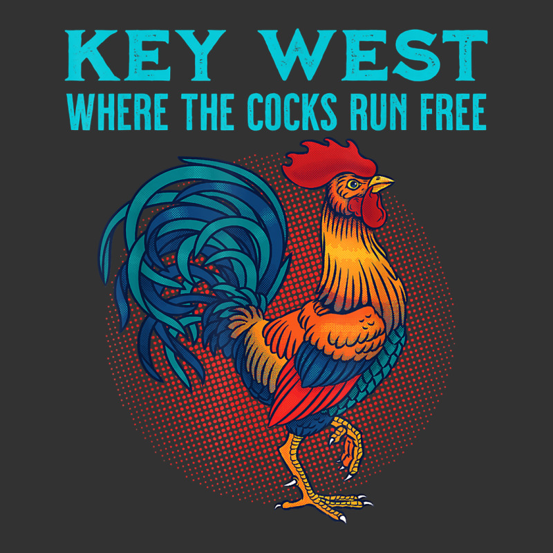 Key West Florida Where The Cocks Run Free T Shirt Baby Bodysuit by renelonganecker | Artistshot