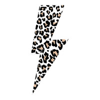 Leopard Lightning Bolt Cheetah Animal Print T Shirt Toddler T-shirt | Artistshot