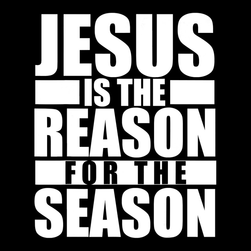 Christian Jesus Is The Reason For The Season Christian Christmas Xmas Cropped Hoodie by circularflap | Artistshot