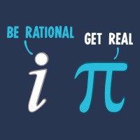 Be Rational Get Real Funny Math Joke Statistics Pun Pullover Men Denim Jacket | Artistshot