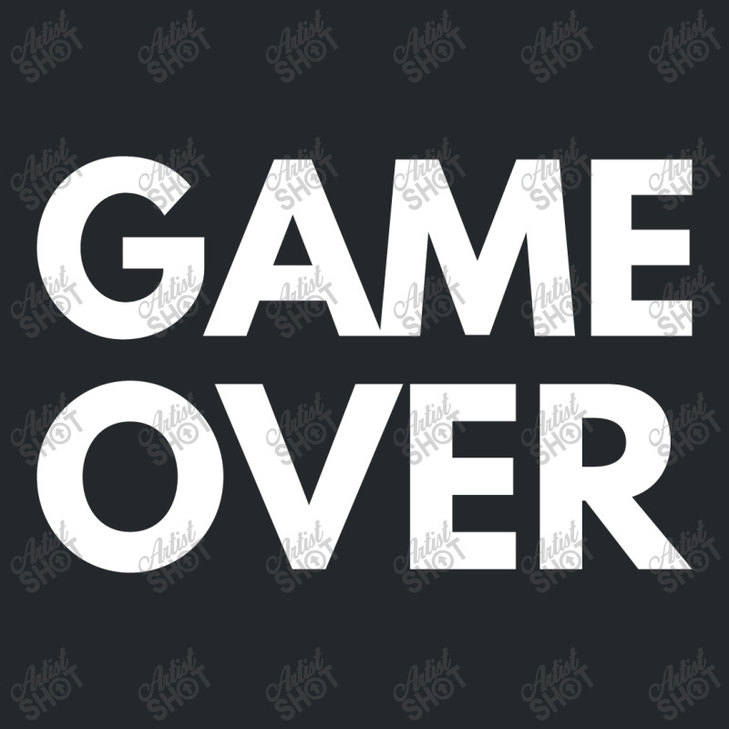 Game Over Crewneck Sweatshirt by blackacturus | Artistshot