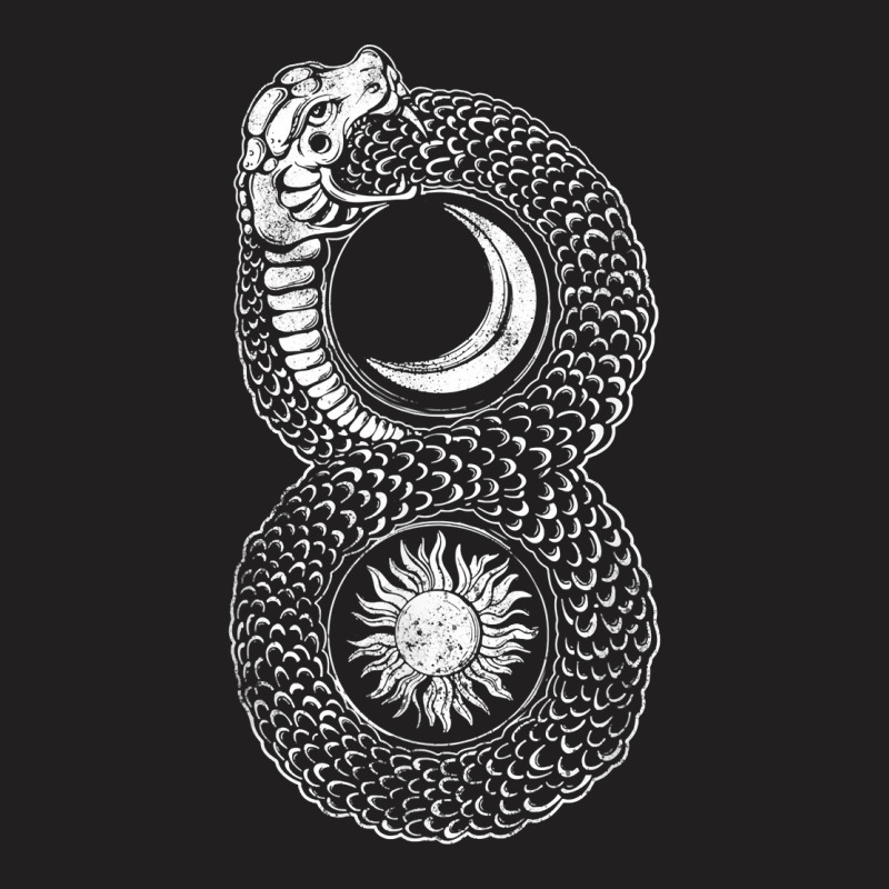 Ouroboros T Shirt Snake Eating Tail Magician Alchemy Tee T-shirt | Artistshot