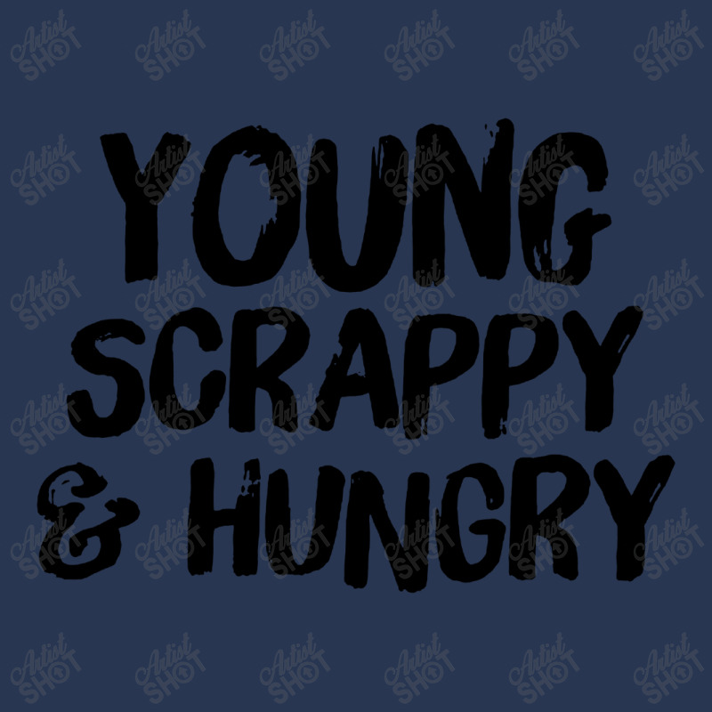 Young Scrappy And Hungry Men Denim Jacket | Artistshot