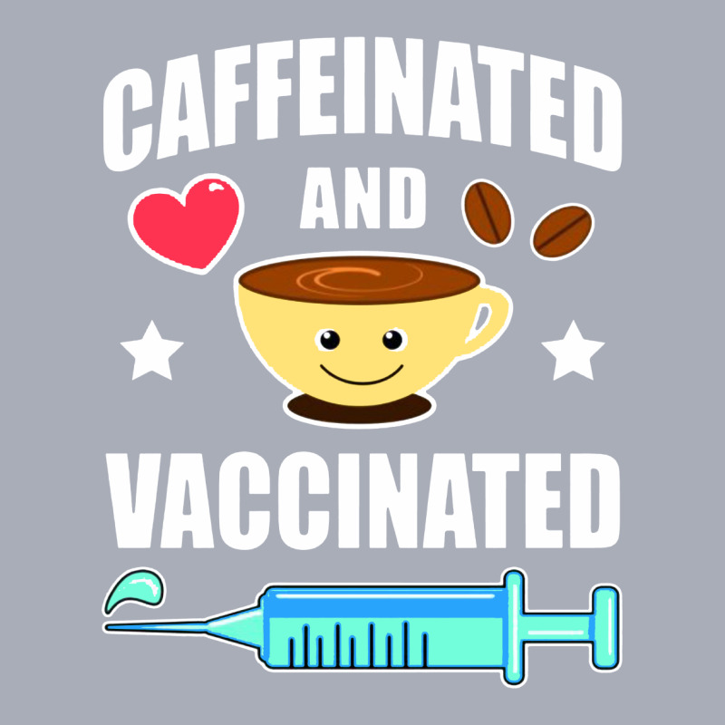 Coffee Lover Caffeinated And Vaccinated Tank Dress by jurdex Tees | Artistshot